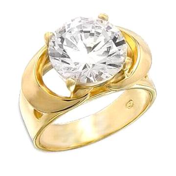 5CT CZ SOLITAIRE RING-LIFETIME GUARANTY-sz5-10